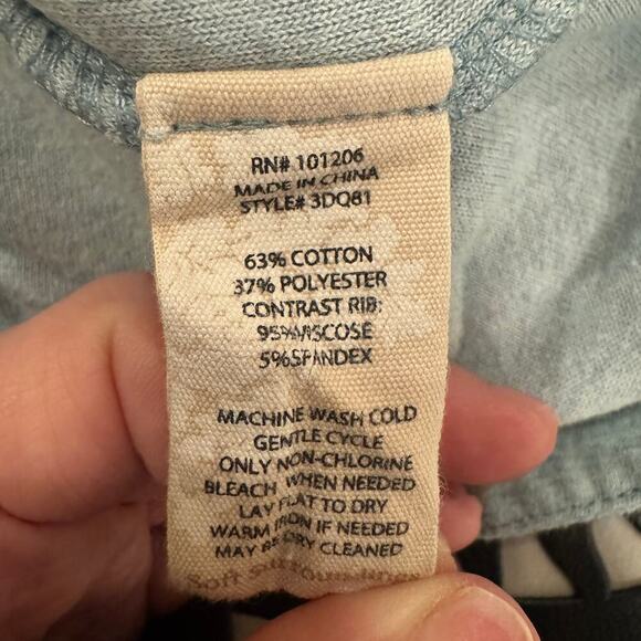 Soft Surroundings Adalyn Long Sleeve Quarter Zip Mock Neck Pullover Sweater XLP - Picture 7 of 7